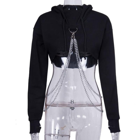 Buckle Chain Shawl for Women’s Outerwear
